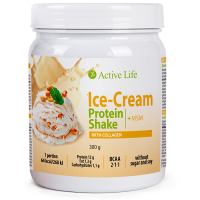 Протеинов шейк със сладолед и колаген Active Life, 300 гр.